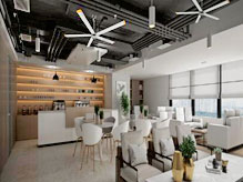 咖啡廳通風降溫解決方案