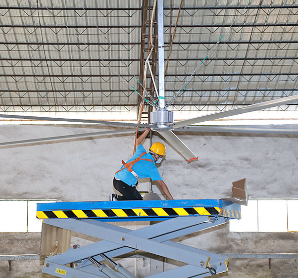 工業大（dà）風扇安裝示意（yì）圖