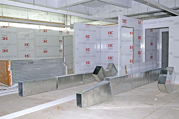 十萬級淨化車間施工環境