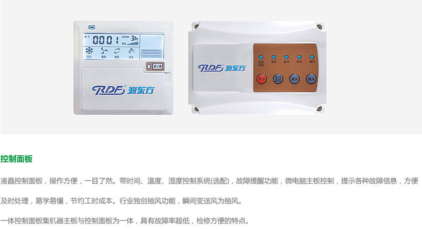 環保空調控製麵板